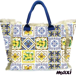 Borsa Mare Shopping Bag Maioliche