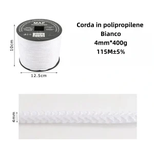 Corda in Polipropilene 4mm Leggera e Resistente | 115 Metri
