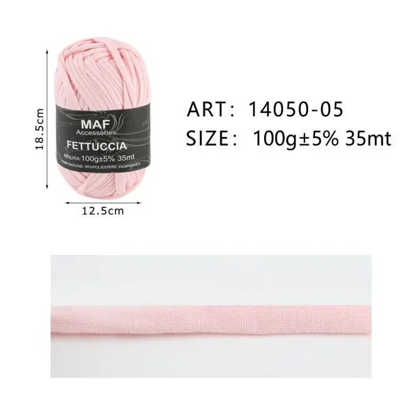 Fettuccia in Tessuto Elasticizzato per Uncinetto - Bobina Piccola (100g / 35m) - Vari Colori - immagine 6