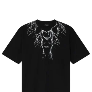 T-SHIRT PH00682 63285_32224 BLK/GRAY LIGHT-GR MAN