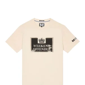 WEEKEND OFFENDER BONPENSIERO TEE PTAW2417 IVORY