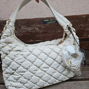 Borsa a spalla Lumberjack Fluffy P02WBA0203 bianca