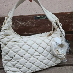 Borsa a spalla Lumberjack Fluffy P02WBA0203 bianca