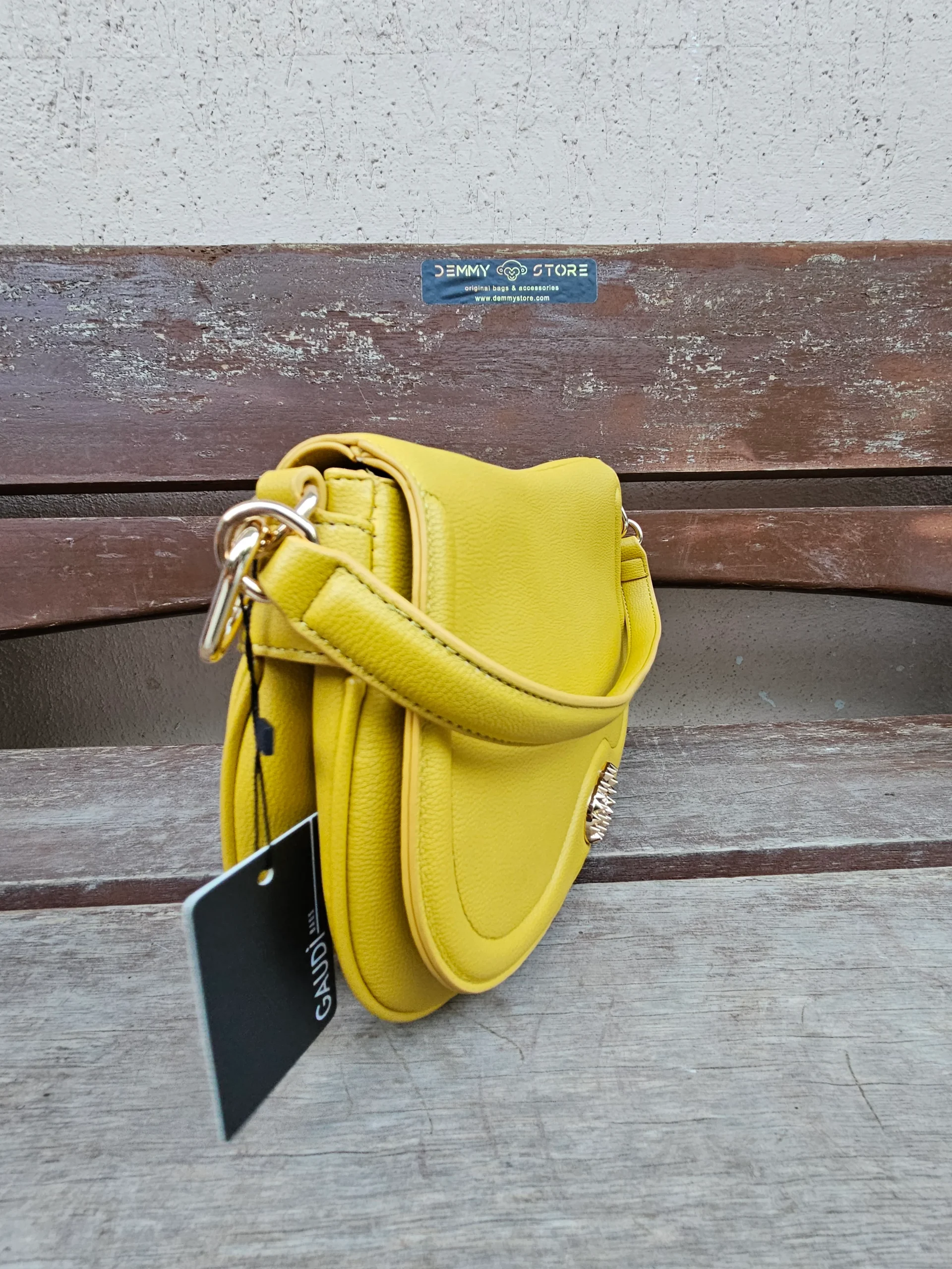 Borsa a spalla Gaudì CLAIRE senape - immagine 3