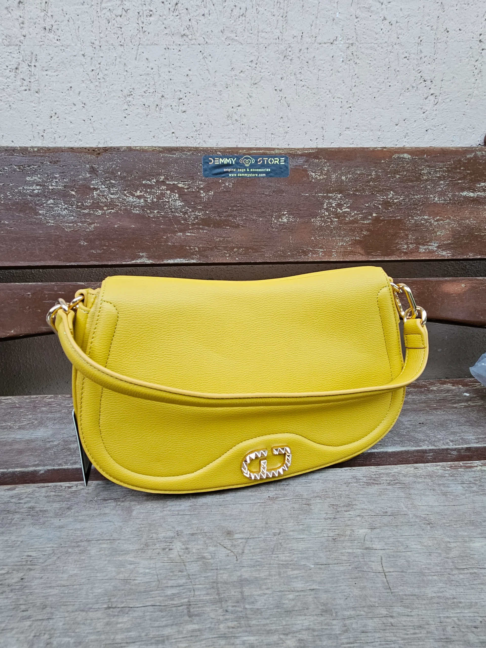 Borsa a spalla Gaudì CLAIRE senape - immagine 2