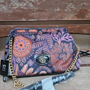 Ynot? Clutch bag IND004 berry