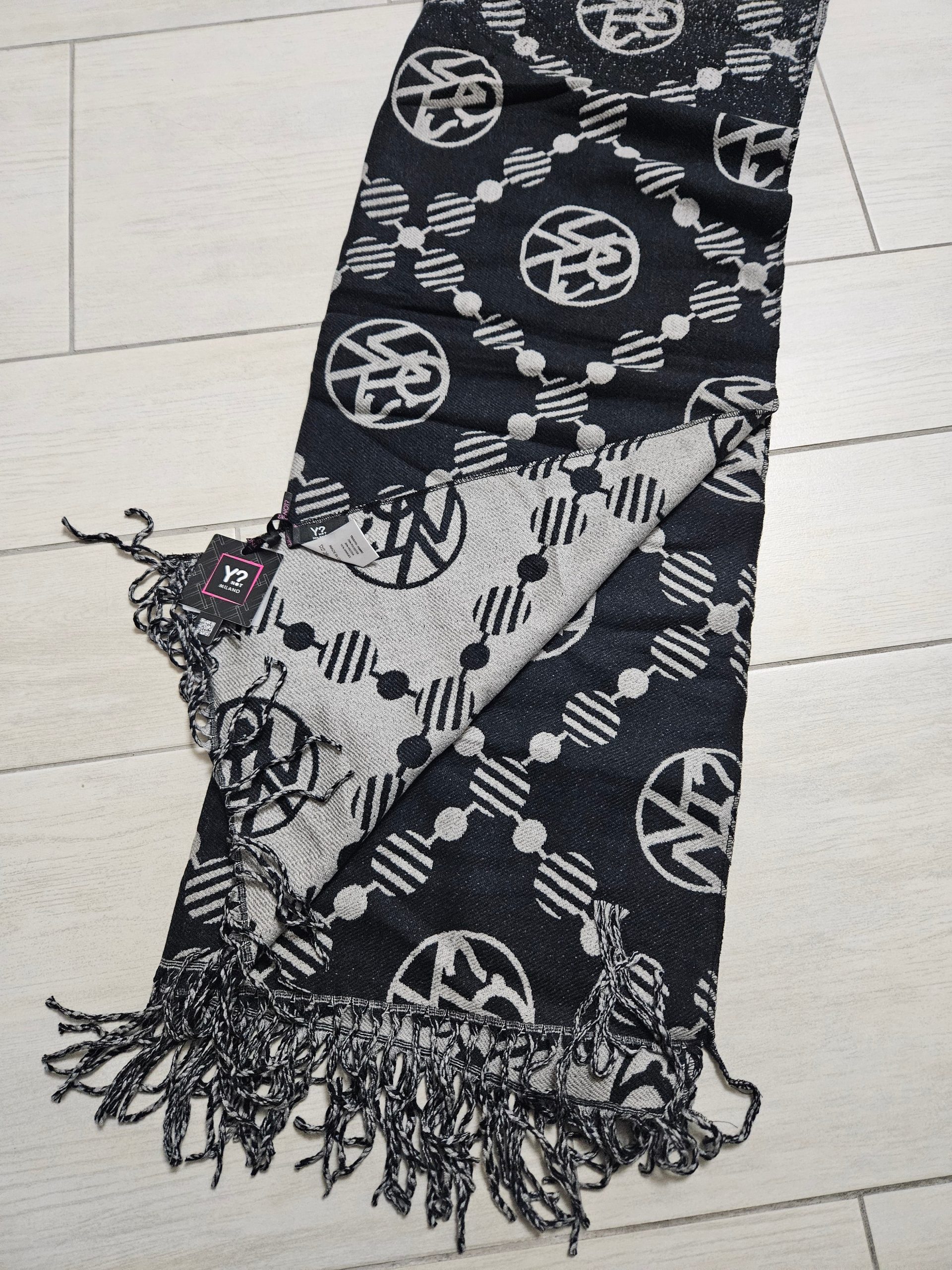 Ynot? Sciarpa LOG114 black - immagine 2