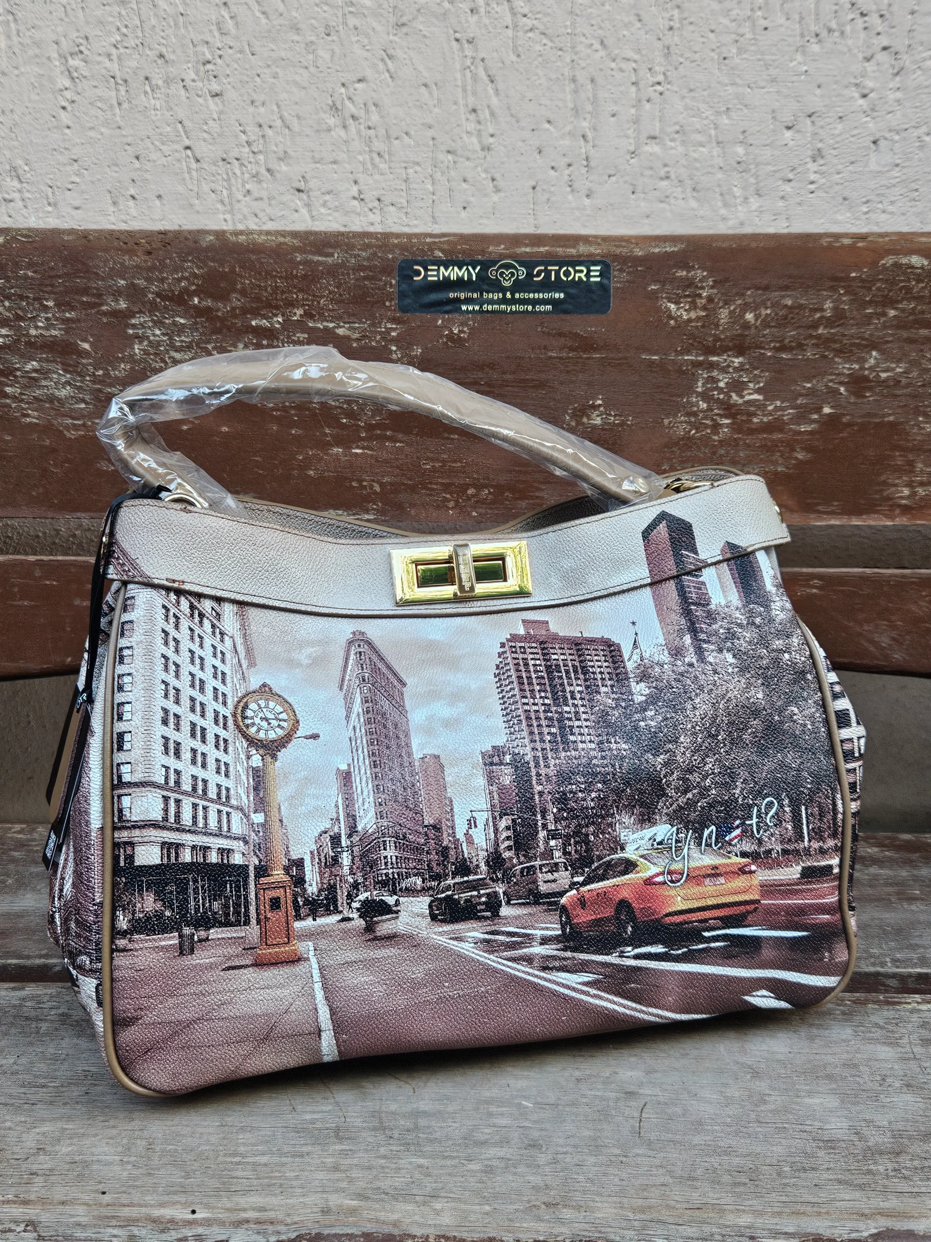Ynot? Borsa tote Golden time YES645