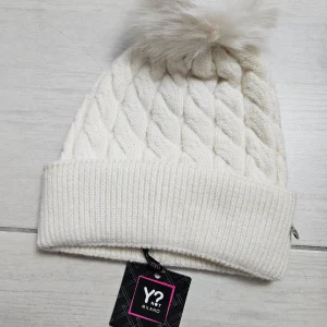 Ynot? Cappello in maglia CTR001 milk