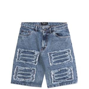 BERMUDA S2 SH RAGS 63317_9199 DENIM BLU-DENIM BLU MAN